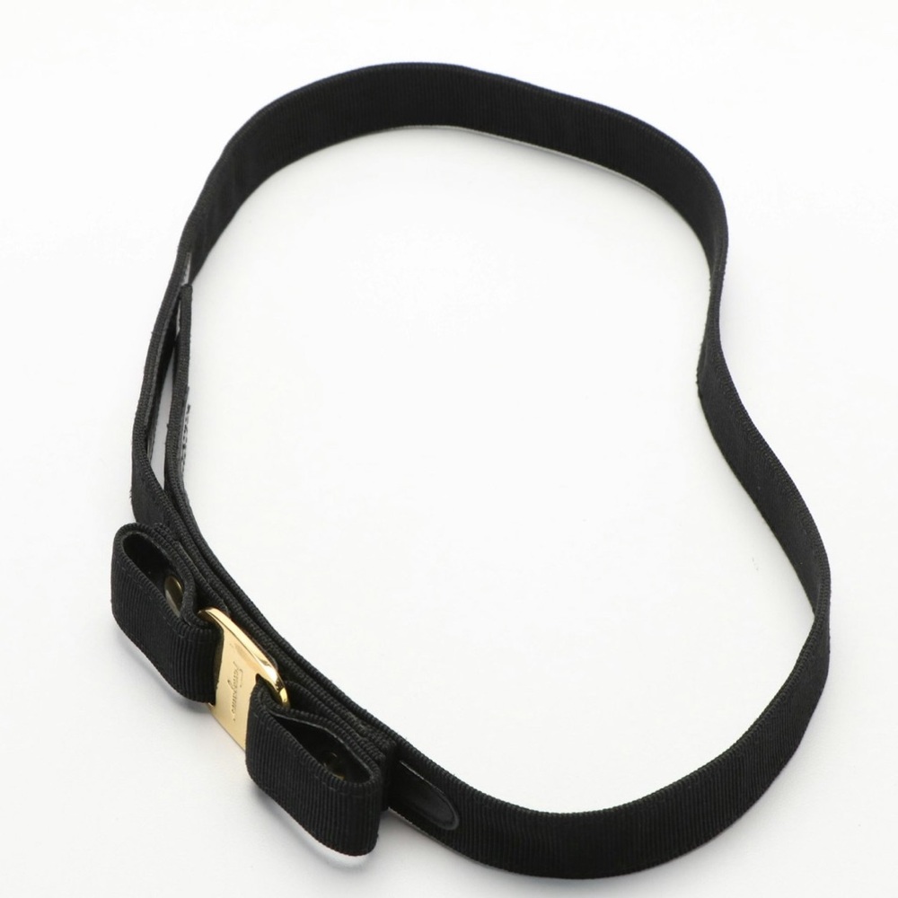 ‼️SOLD‼️ Salvatore Ferragamo Vara Bow Grosgrain Ribbon Belt - Picture 5 of 5